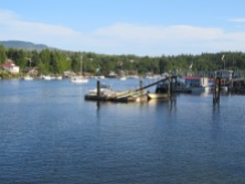The anchorage in Bamfield Inlet